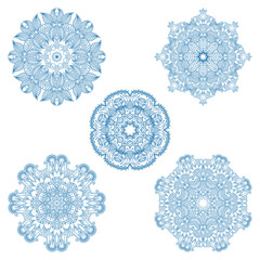 Vector round ornaments.