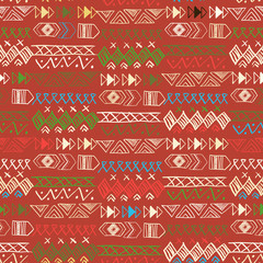 Native American Seamless Pattern