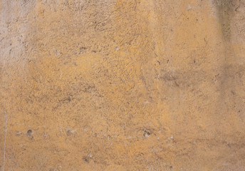 Yellow street wall