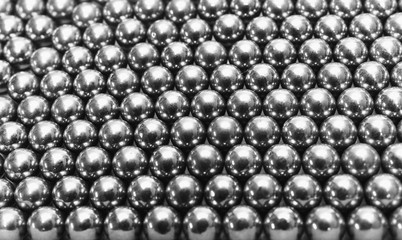Abstract texture of metall balls