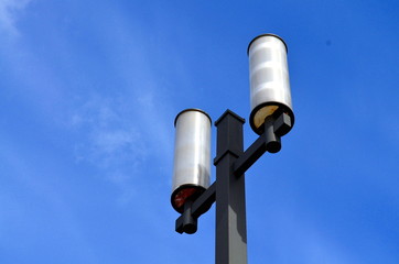 old lantern at the street in berlin