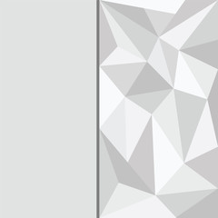 polygon beautiful gray background