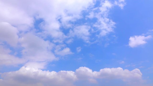 4K・青空の雲・タイムラプス_15-223