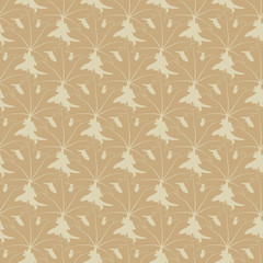 Leafy pattern. The style boho