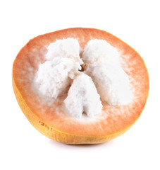 Santol fruit isolated on white background