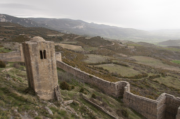 Fototapeta na wymiar Castillo de Loarre, Aragon, España 