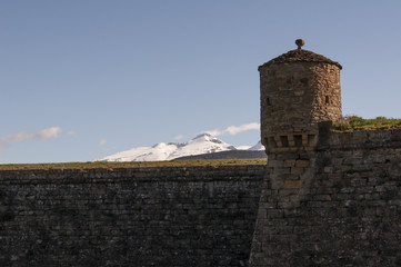 La ciudadela de Jaca, Aragon, España