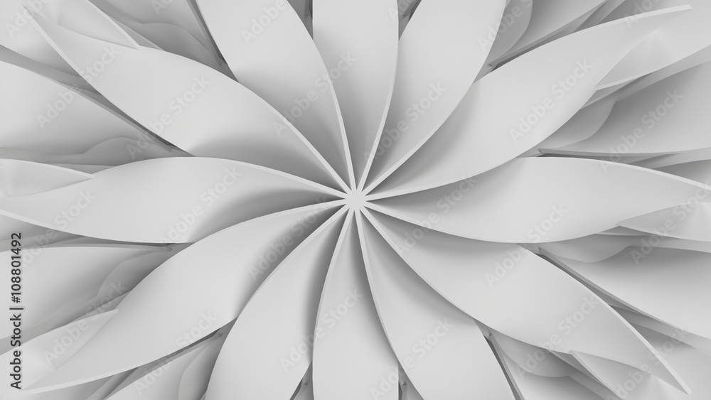 Aufkleber abstract background made of bended and twisted elements