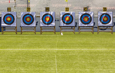Archery target rings