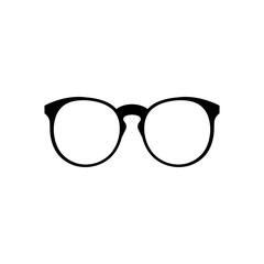 Eyeglasses icon simple - obrazy, fototapety, plakaty