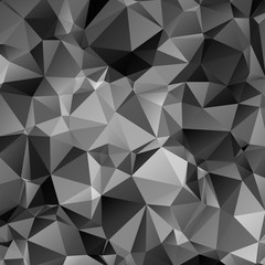 Black carbon background abstract polygon.
