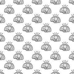 Human brain pattern seamless
