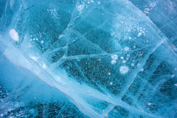Ice of lake Baikal, Olkhon