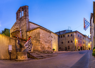 San Quirico Dorcia tuscan town