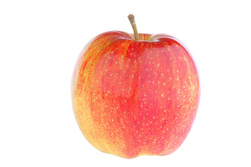 Fresh red apple isolated on white