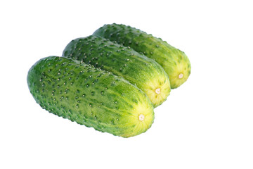 Cucumber vegetable isolated on white background