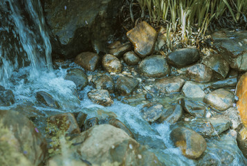 Waterfall at Buddhist Monastery