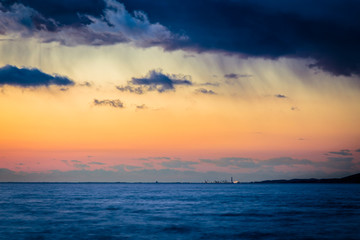 The castle and the lighthouse of Trieste