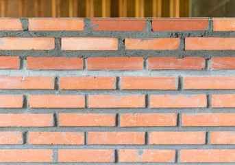 Fototapeta premium Red brick wall texture background