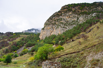Obraz premium Beautiful view of mountains in Russia