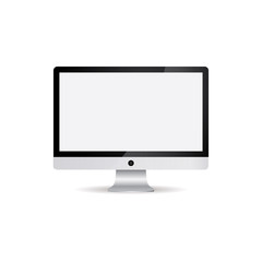 computer monitor, blank  space