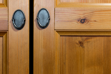 Wooden drawer and handles