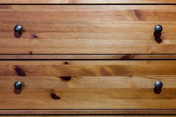 Wooden drawer and handles