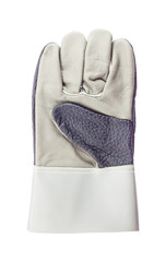 Gloves safety isolated on white background