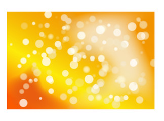 Bokeh Hintergrund Leuchtpunkte - gelb orange