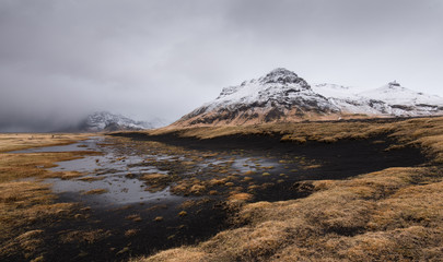 Icelandic  mountain landscape