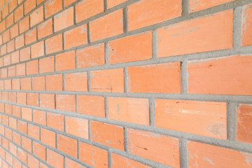 Red brick wall texture background