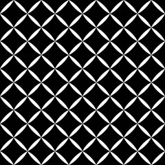 Vector modern seamless geometry pattern, black and white abstract geometric background, subtle pillow print, monochrome retro texture, hipster fashion design