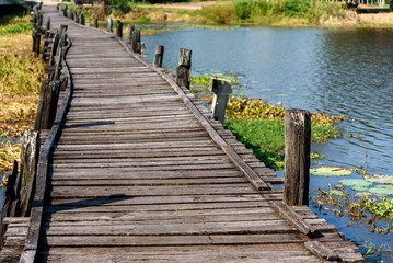 Wooden bridge