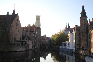 Spring channels in Prague.