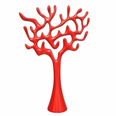 Tree Sculpture. 3d illustration