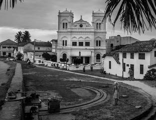 Fort Galle, Sri Lanka, was built first in 1588 by the Portuguese, then extensively fortified by the...
