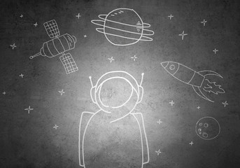 Dream to be astronaut © adam121