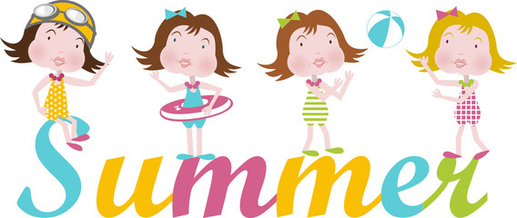 Vacances d'été à pa plage