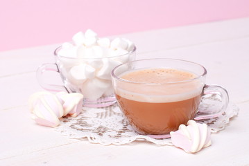 coffee and marshmallows