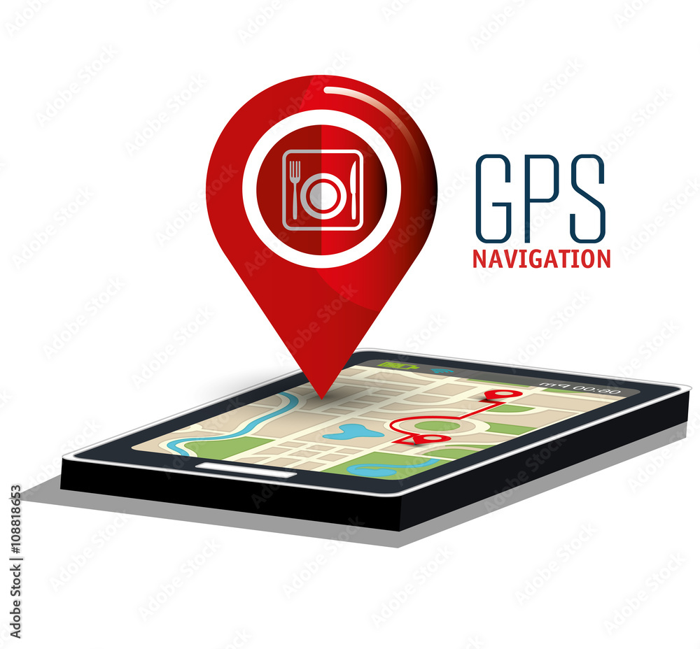 Poster gps navigation design