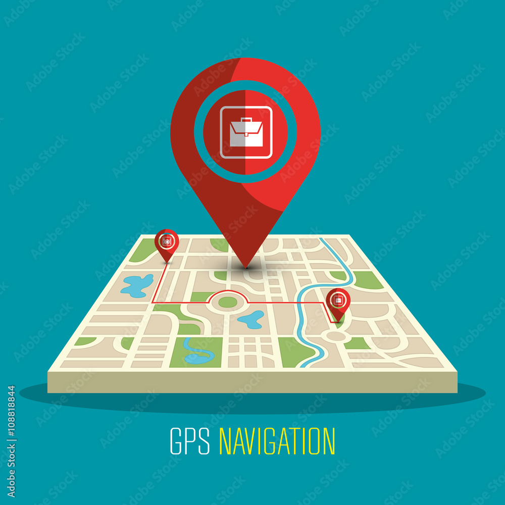 Poster gps navigation design