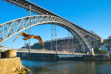 Fototapeta premium Dom Luis I Bridge, Portugal