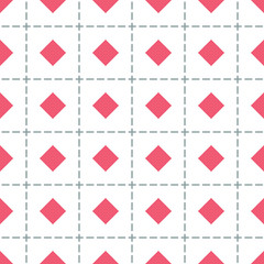 Rhomb Seamless Geometric Pattern