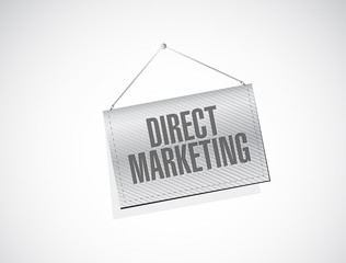 direct marketing banner sign concept