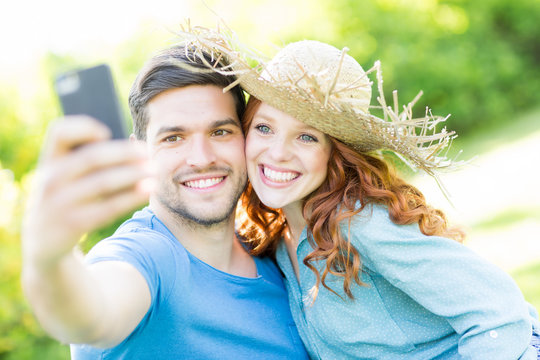 p&auml;rchen macht ein selfie