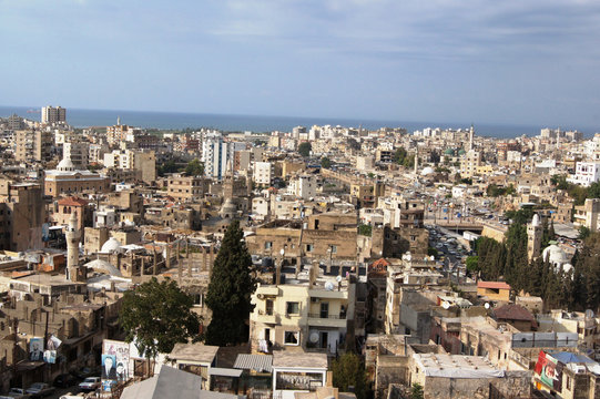 Panorama of Tripoli, Lebanon