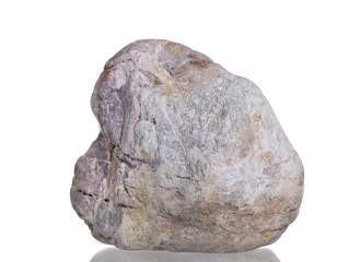 Obraz premium Stone, Isolated on a white background.