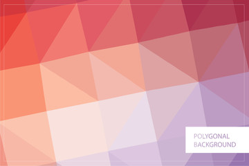Polygonal background mockup