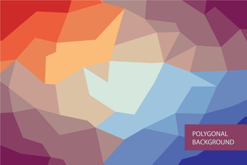 Polygonal background mockup