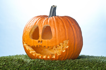 Obraz premium carved pumpkin